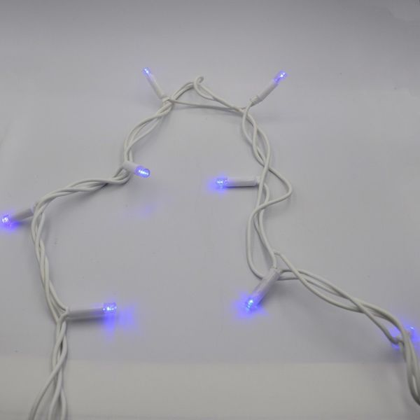 Гірлянда-нитка (String-Lights) зовнішня 100L 3.3, з білим дротом, 10м (Колір: Синій) 22165 фото