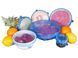 Силіконові кришки універсальні Super stretch silicone lids 6шт багаторазові кришки для зберігання 41253 фото 1