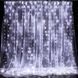 Гірлянда-водоспад (Curtain-Lights) Itrains-320-W універсальна, з прозорим дротом, 3м (Колір: Білий) 22169 фото 1