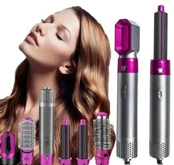 Стайлер 5в1 Hot Air Styler для різних типів волосся з функціями надання об'єму, випрямлення, укладання 41408 фото