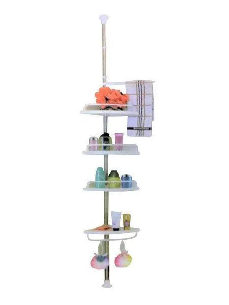 Кутова полиця для ванної кімнати Multi Corner Shelf, металева 41359 фото