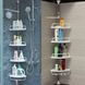 Кутова полиця для ванної кімнати Multi Corner Shelf, металева 41359 фото 2