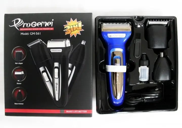 Набір для стрижки 3в1 Gemei GM 595 Hair Trimmer 41510 фото