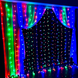 Гірлянда-водоспад (Curtain-Lights) Itrains-480-M внутрішня, з прозорим дротом, 3*3м (Різнокольорова) 22175 фото 2