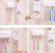 Тримач-диспенсер для зубної пасти та щіток Toothbrush sterilizer автоматичний 41362 фото 5