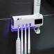 Тримач-диспенсер для зубної пасти та щіток Toothbrush sterilizer автоматичний 41362 фото 2