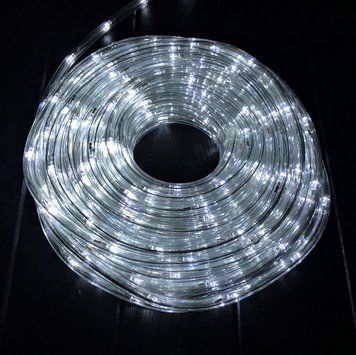 Гірлянда-стрічка (Star-Light) 12V W зовнішня, з прозорим дротом, 5м (Білий колір) 22178 фото