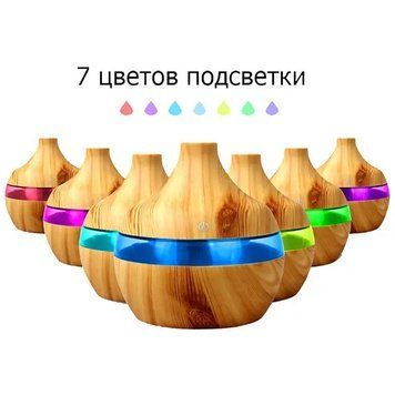 Зволожувач очисник повітря Air Purifier з LED підсвічуванням 41391 фото