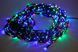 Гірлянда-нитка (String-Lights) 40Plastic-1 внутрішня, з чорним дротом, 5м (Різнокольорова) 22183 фото 1