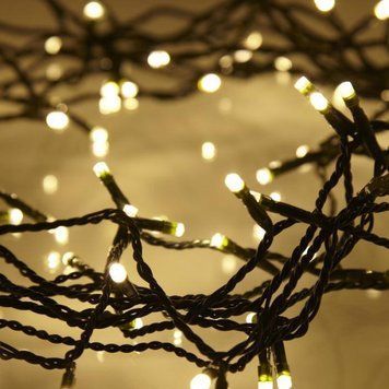 Гірлянда-нитка (String-Lights) 100WW-3 внутрішня, з чорним проводом, 7м (Колір: білий-теплий) 22235 фото