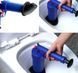 Toilet dredge GUN BLUE очищувач каналізації високого тиску Плунжер для раковини високого тиску 41370 фото 3