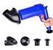 Toilet dredge GUN BLUE очищувач каналізації високого тиску Плунжер для раковини високого тиску 41370 фото 1