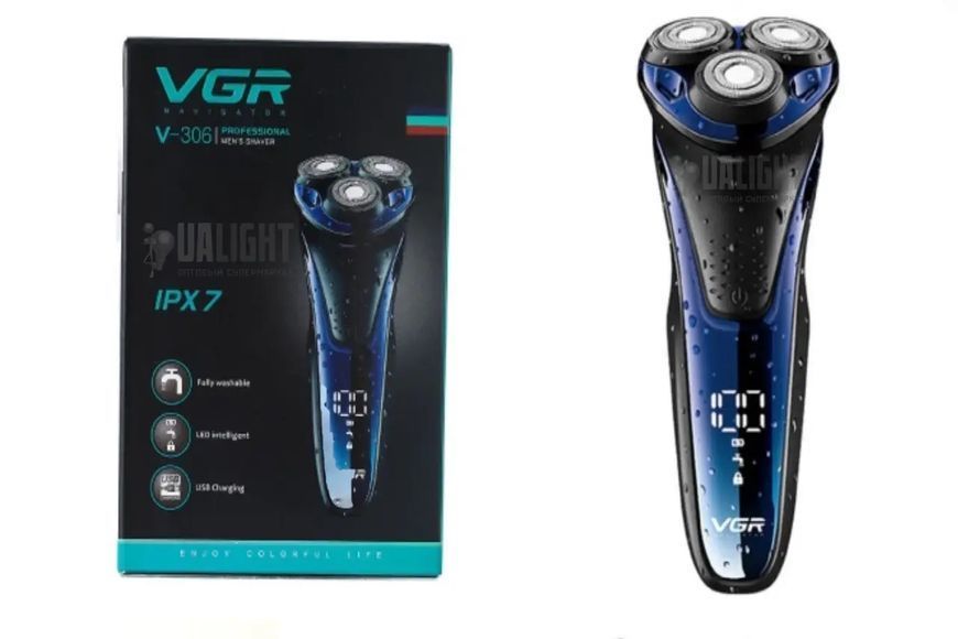 Електробритва чоловіча Shaver VGR V 343 41473 фото