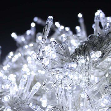 Гірлянда-нитка (String-Lights) 100W-2 внутрішня, з прозорим проводом, 7м (Білий колір) 22240 фото