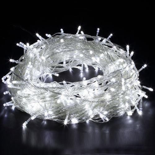 Гірлянда-нитка (String-Lights) 100W-2 внутрішня, з прозорим проводом, 7м (Білий колір) 22240 фото