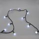 Гірлянда-нитка (String-Lights) 100W-6-2 внутрішня, з чорним дротом, 7м (Колір: Білий) 22139 фото 3