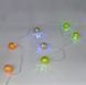 Гірлянда-нитка (String-Lights) 20Parts-1 внутрішня, з прозорим проводом, 3м (Різнокольорова) 22140 фото 1