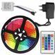 Гірлянда-стрічка (Rope-Lights) SMD5050-RGB Music універсальна, з чорним дротом, 5м (Різнокольорова) 22190 фото 2