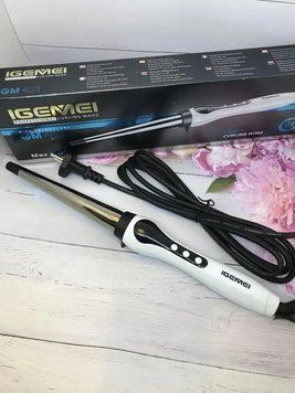 Професійна конусна плойка для локонів Gemei GM-403 41426 фото