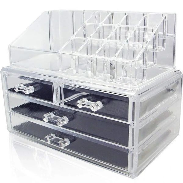 Акриловий органайзер для косметики Cosmetic Storage Box 41533 фото