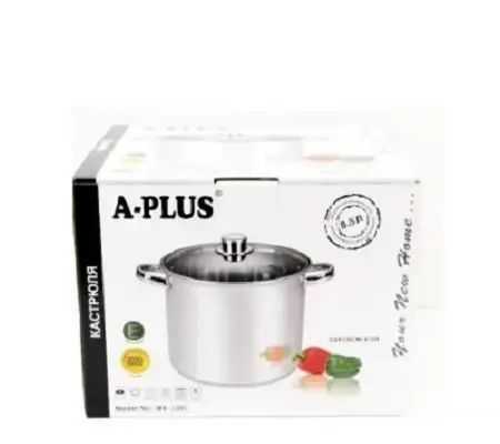 Каструля з кришкою A-PLUS 1391 (8.5 л) 41293 фото