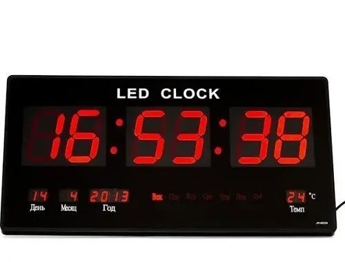 Годинники настінні електронні LED Clock JH 4622 41344 фото