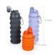 Силіконова складна пляшка 500 мл, пляшка для спорту 41244 фото 3