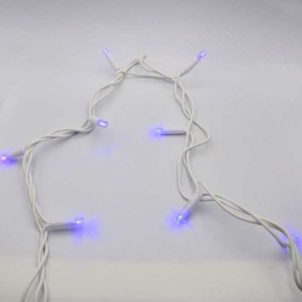 Гірлянда-нитка (String-Lights) 3.3Line100-B зовнішня, з білим проводом, 10м (Колір: Синій) 22160 фото