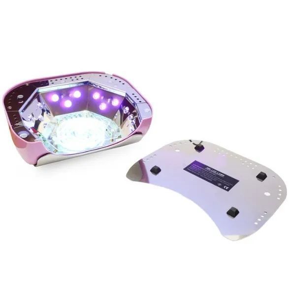 Однотонна УФ-ЛАМПА ГІБРИД 48W (CCFL+LED) для нарощування нігтів та покриття гель-лаку 41547 фото