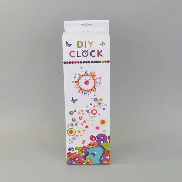 Настінний годинник 3D "DIY CLOCK" з цифрами від 60 до 120см Black 41347 фото